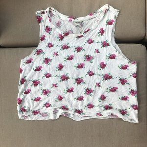 floral crop top